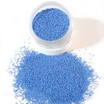 Blue Cellulose Beads with Vitamin E