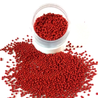 Red Cellulose Beads