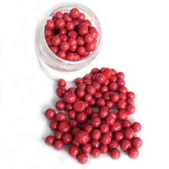 Soft Pearly Red Color Beads