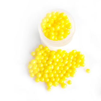 Soft Pearly Yellow Color Beads